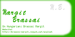 margit brassai business card